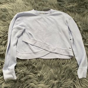 Hollister Long Sleeve Top Light Blue XS